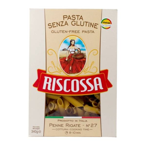 RISCOSSA Penne rigate testenina bez glutena 340g