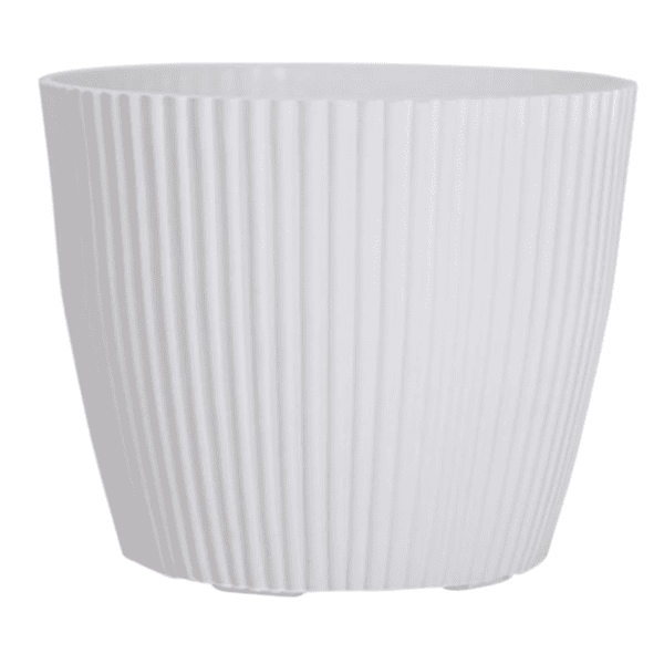 Saksija GARDINO Wave 16cm bela