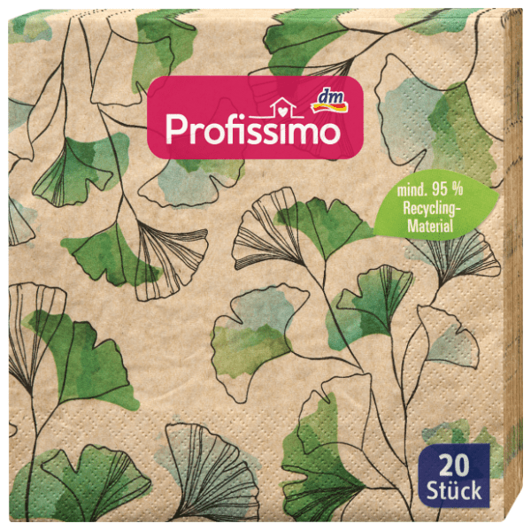 Salvete PROFISSIMO Ginko lišće reciklirane 2sloja 20kom