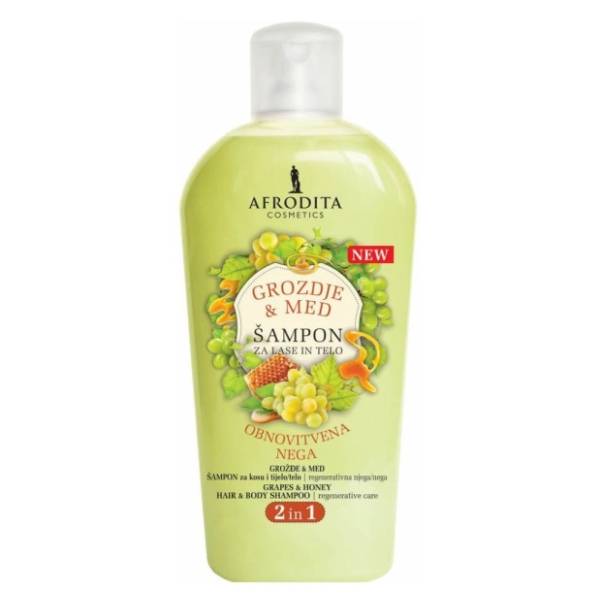 Šampon za kosu AFRODITA grožđe & med 1l
