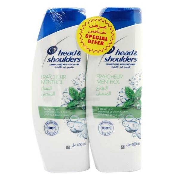 Šampon za kosu HEAD & SHOULDERS Menthol 2x400ml