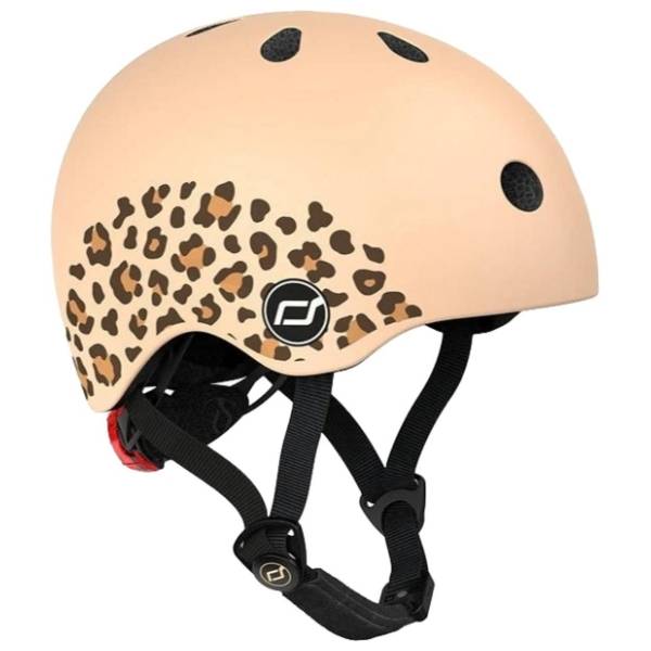 SCOOT AND RIDE kaciga za decu Leopard XXS-S