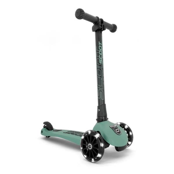 SCOOT AND RIDE trotinet za decu Highwaykick 3 LED forest