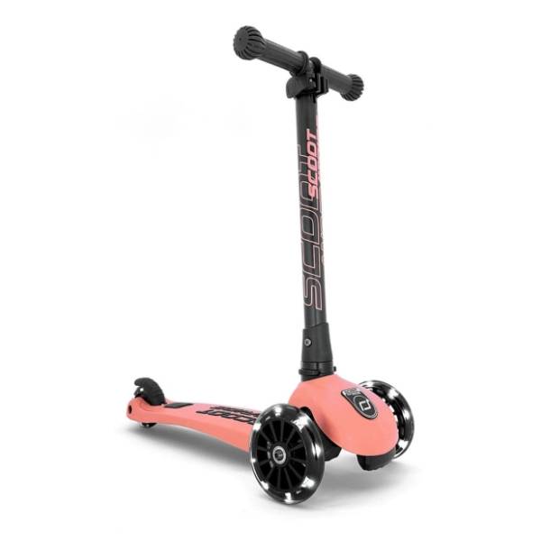 SCOOT AND RIDE trotinet za decu Highwaykick 3 LED peach