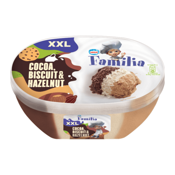 Sladoled FAMILIA 3in1 choco 900ml
