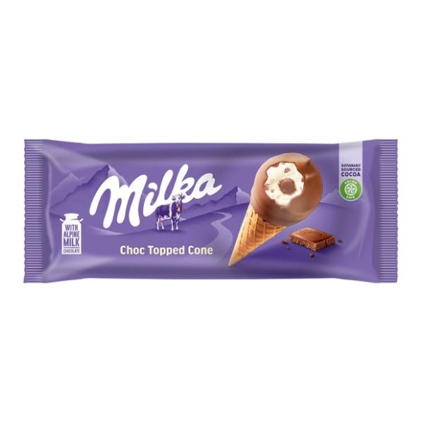Sladoled MILKA Ball top cone kornet 100ml 