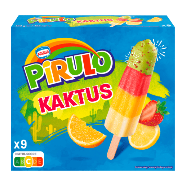 Sladoled PIRULO kaktus multipack 9x45ml
