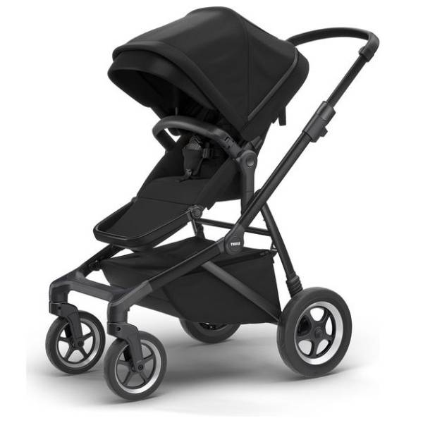 THULE kolica za bebe Sleek black on black