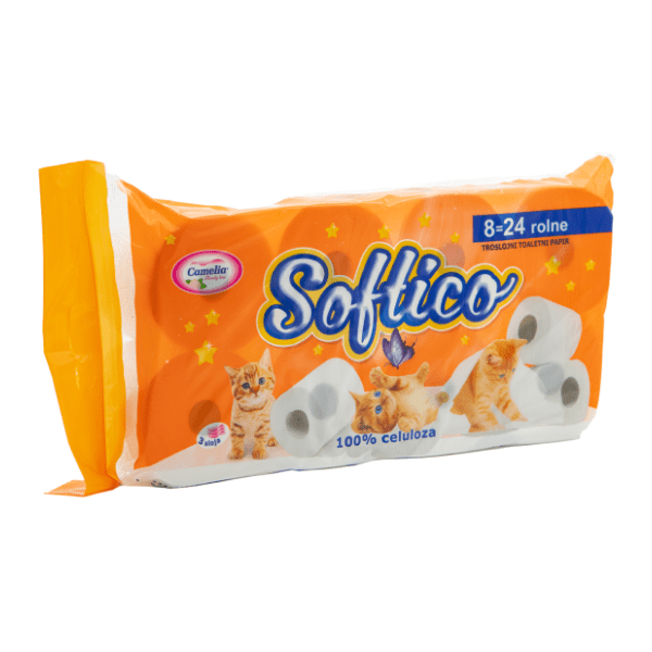 Toalet papir CAMELIA softico 3sloja 8kom