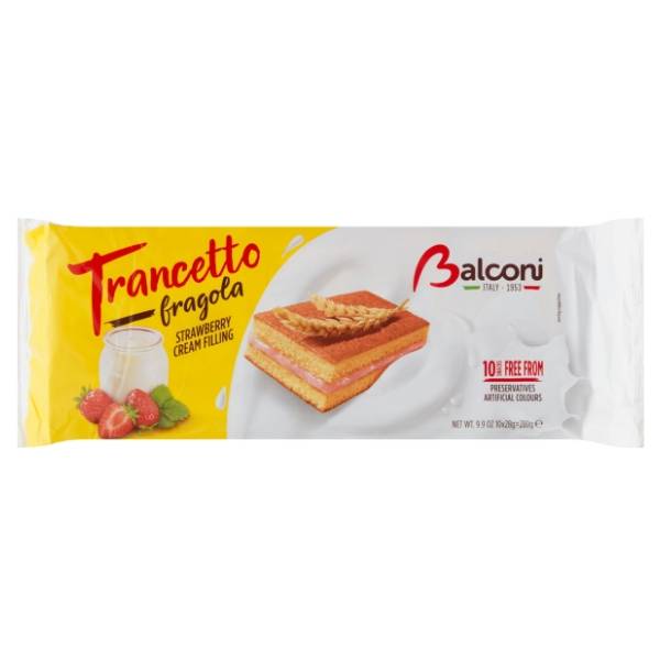 Tortica BALCONI Trancetto jagoda 280g