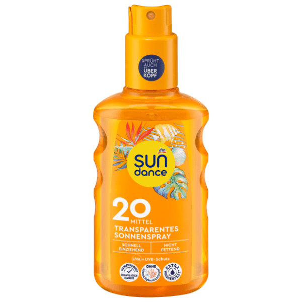 Transparentni sprej SUNDANCE za sunčanje SPF20 200ml