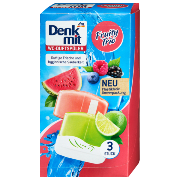 WC osveživač DENKMIT fruity trio 3kom