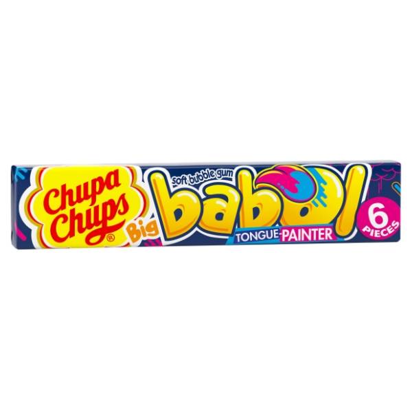 Žvake CHUPA CHUPS Big babol tongue painter 27,6g