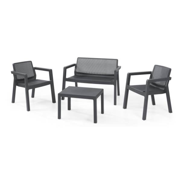 Baštenski set KETER Emilly patio CU 246589 grafit