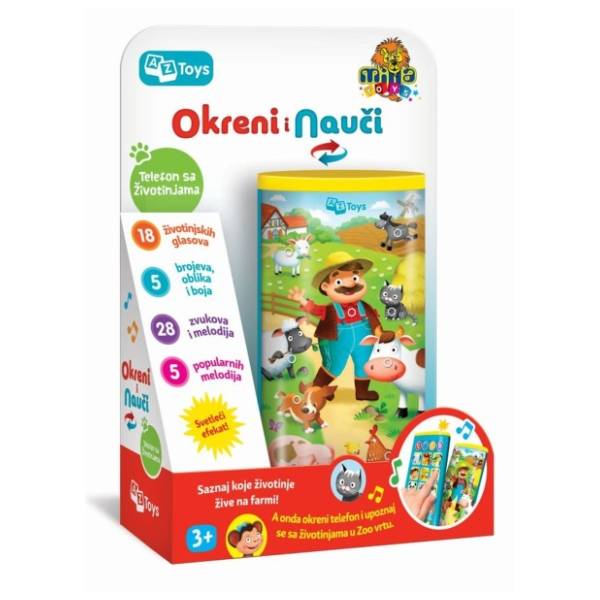 Bebi telefon okreni i nauči MILLA TOYS