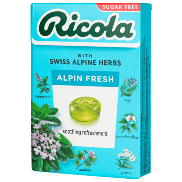 Bombone RICOLA Alpin fresh bez šećera 40g