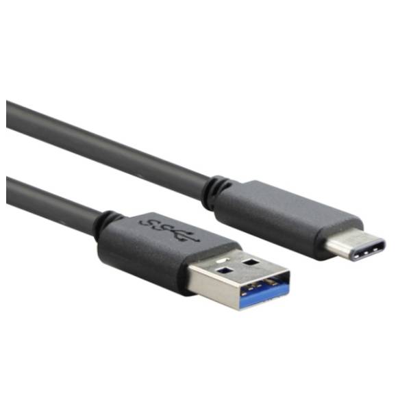E-GREEN konverter kabl USB-A 3.0 na USB-C 3.1 (m/m) 2m crni
