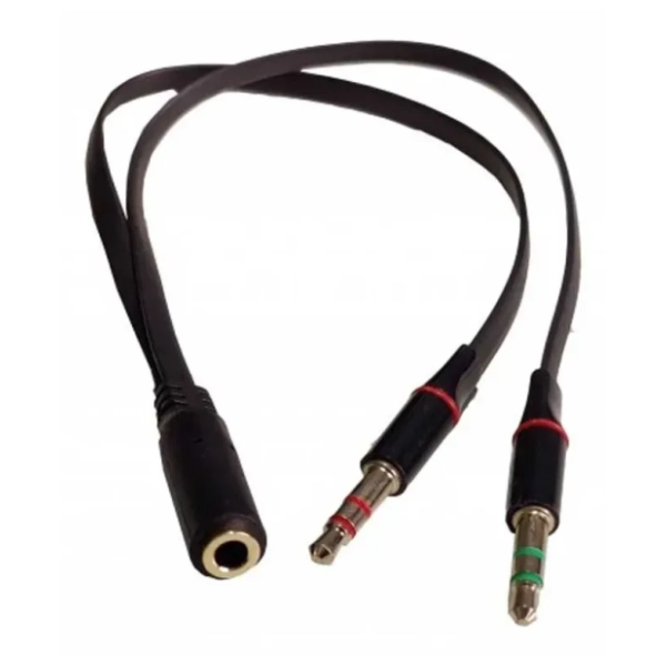 GEMBIRD konverter 3.5mm (ž) na 2x 3.5mm (m) CCA-418A
