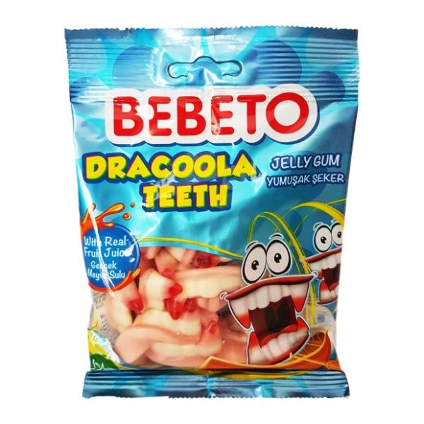 Gumene bombone BEBETO dracoola teeth 80g