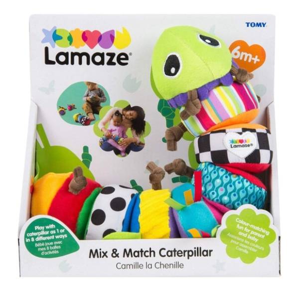 Interaktivna gusenica Mix n match TOMY LAMAZE