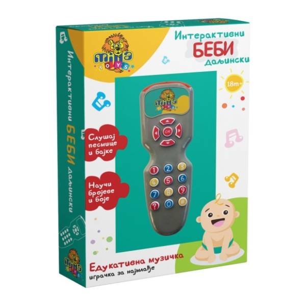 Interaktivni bebi daljinski MILLA TOYS