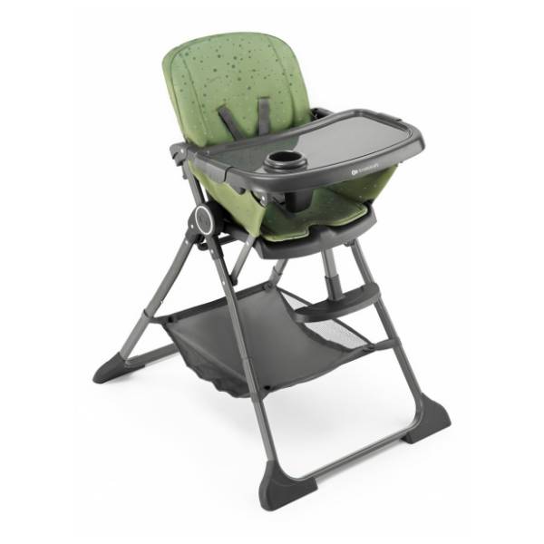 KINDERKRAFT hranilica za bebe Foldee zelena