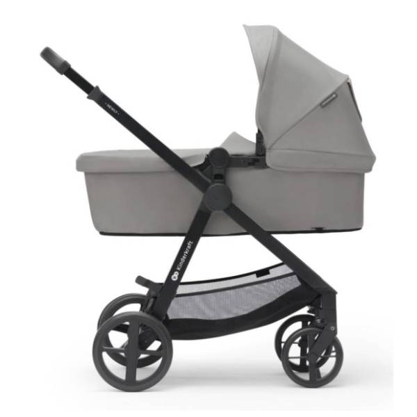 KINDERKRAFT kolica za bebe 3 u 1 Newly siva