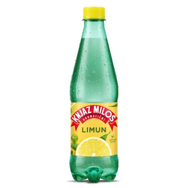 KNJAZ MILOŠ gazirana voda limun 0,5l