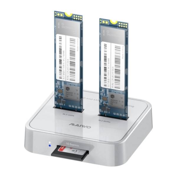 MAIWO Docking station K3016SD USB-C 3.1/2x M.2 (SATA + PCIe NVMe)