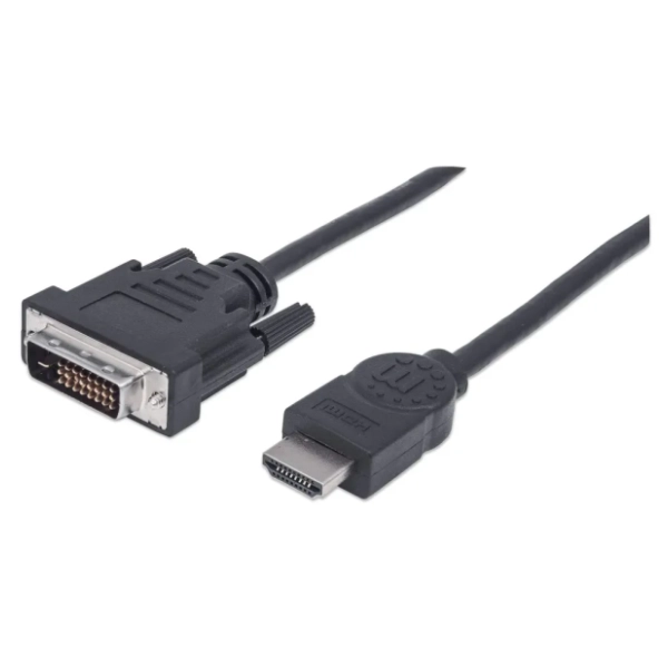 MANHATTAN konverter kabl HDMI na DVI-D (24+1) 372503 (m/m) 18m