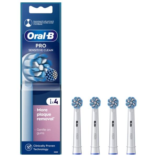 ORAL B Sensitive clean električna četkica 1kom + 4 nastavka