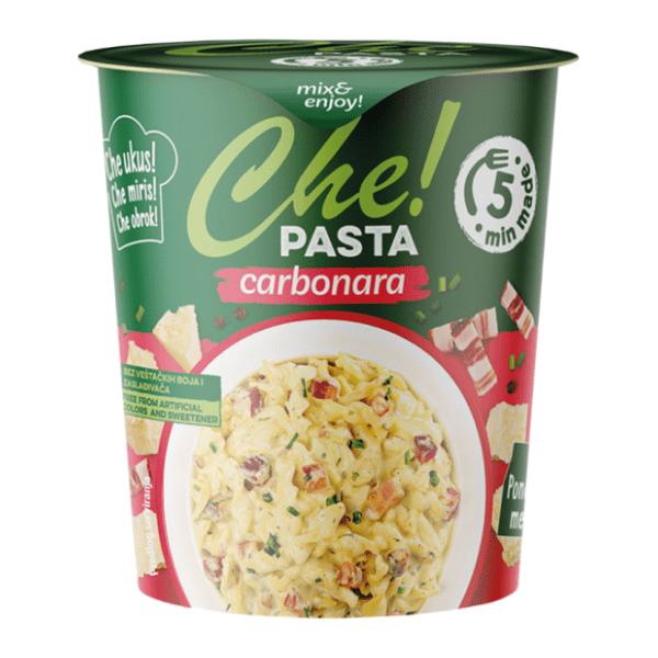 Pasta cup CHE PASTA carbonara 55g