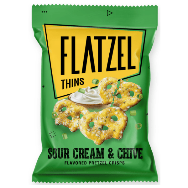 Perece FLATZEL sour cream & chive 65g