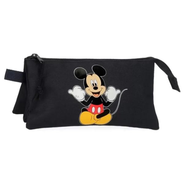 Pernica sa tri pregrade MICKEY Cheerful crna