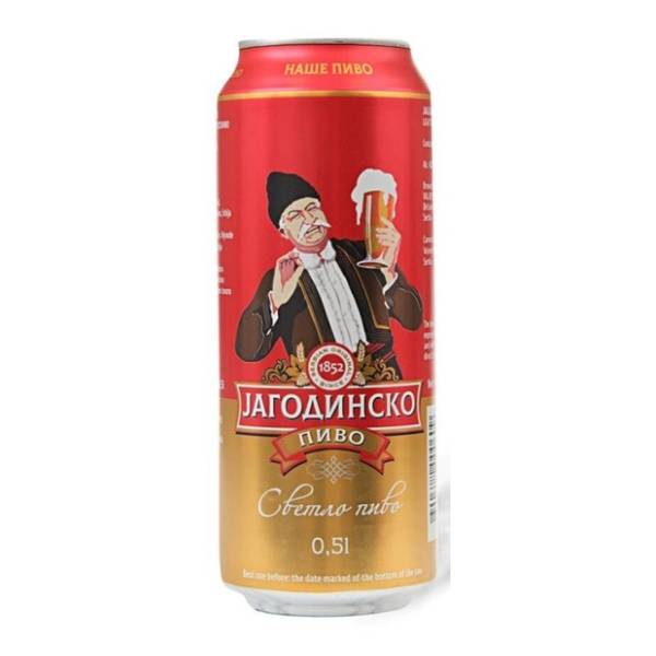 Pivo JAGODINSKO 0,5l