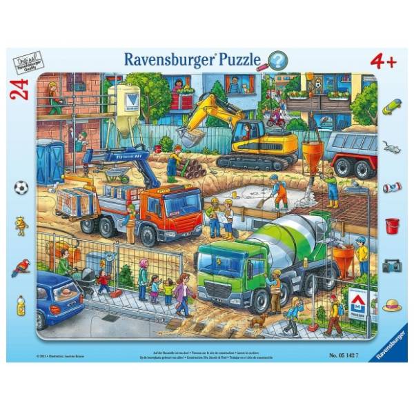 Puzzle Dešavanje na gradilištu RAVENSBURGER