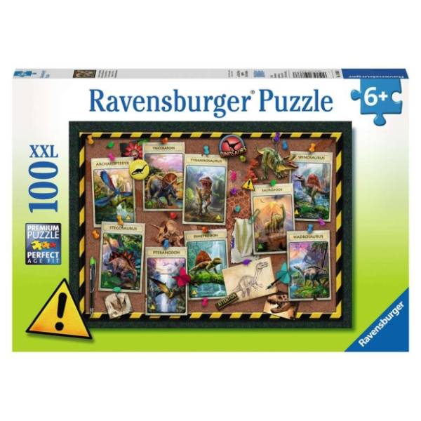 Puzzle Dinosaurusi 100 delova RAVENSBURGER