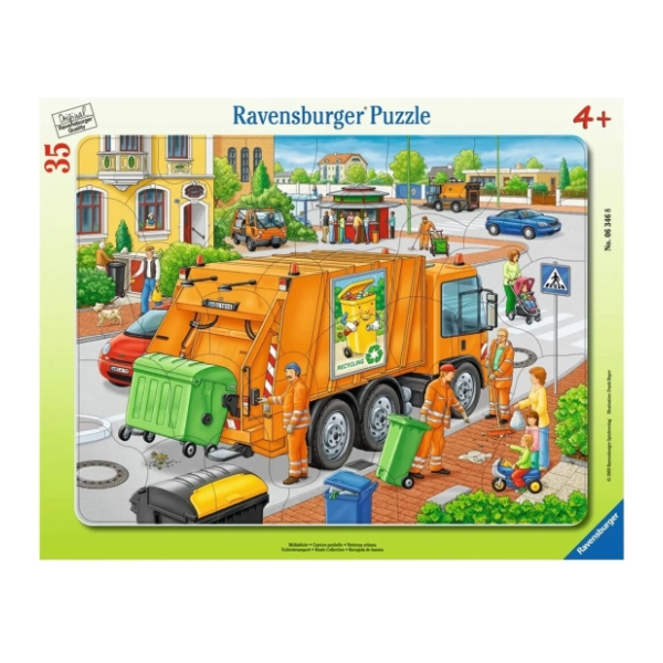 Puzzle Djubretari u gradu RAVENSBURGER