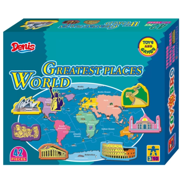 Puzzle Najveće svetske znamenitosti DENIS