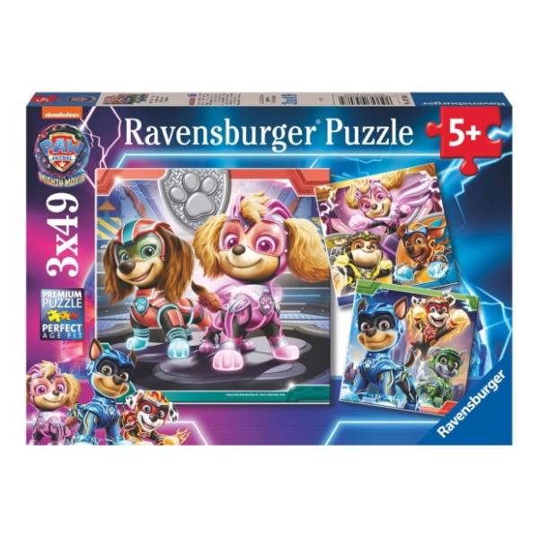 Puzzle Patrolne Šape 3x49 delova RAVENSBURGER