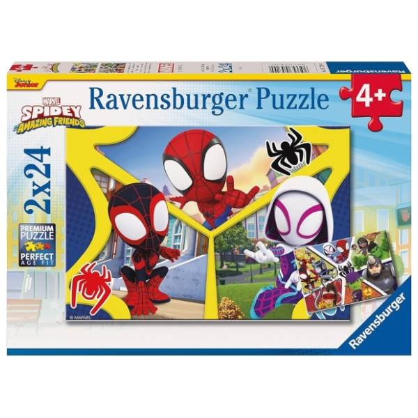 Puzzle Spidey i njegovi prijatelji 2x24 dela RAVENSBURGER