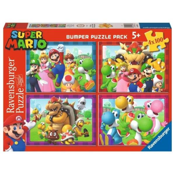 Puzzle Super Mario 4x100 delova RAVENSBURGER