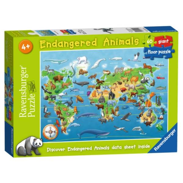 Puzzle Ugrožene životinje RAVENSBURGER