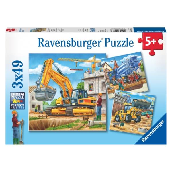 Puzzle Velike graditeljske mašine RAVENSBURGER