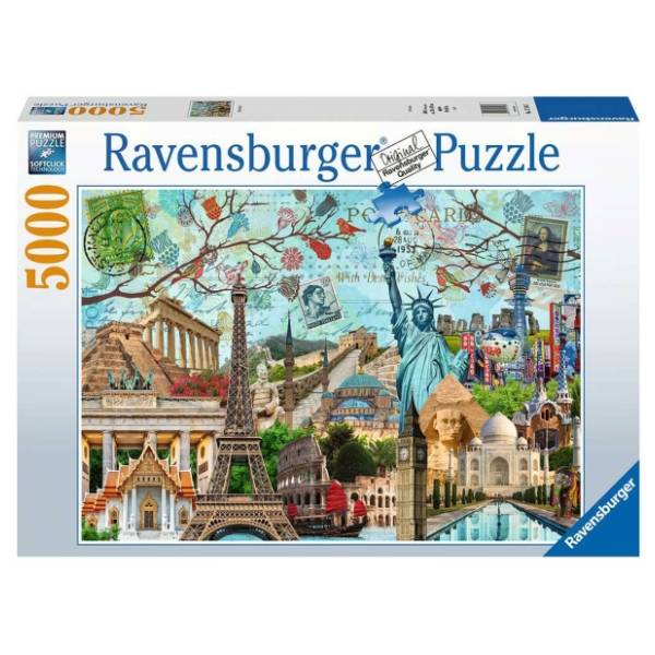 Puzzle Veliki gradovi kolaž RAVENSBURGER