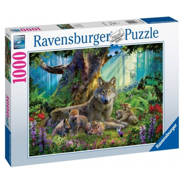 Puzzle Vukovi u šumi RAVENSBURGER
