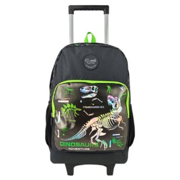 Ranac za školu S-COOL Trolley dinosaurs