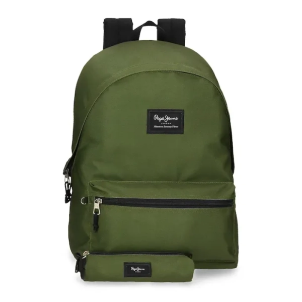 Set ranac i pernica PEPE JEANS Aris zeleni