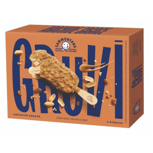 Sladoled GRUVI peanutes 4x60g
