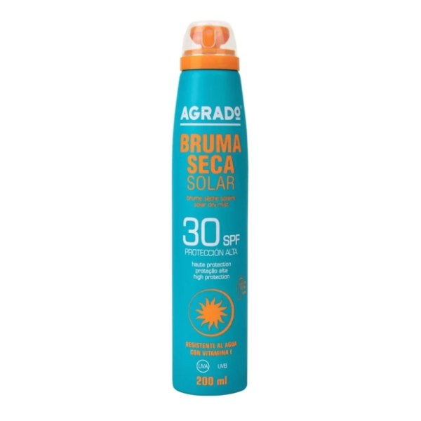 Sprej za sunčanje AGRADO Dry mist vodootporni SPF30 200ml